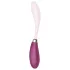 Satisfyer - vibrátor na G bod - flexibilní, dobíjecí - růžovo-červený
