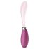 Satisfyer G-Spot Flex 3 - akumulátorový G-bod vibrátor (růžovo-červený)