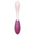 Satisfyer G-Spot Flex 3 - akumulátorový G-bod vibrátor (růžovo-červený)