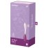 Satisfyer G-Spot Flex 3 - akumulátorový G-bod vibrátor (růžovo-červený)