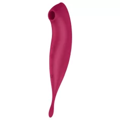   Satisfyer Twirling Pro - chytrý 2v1 klitorální vibrátor - červený