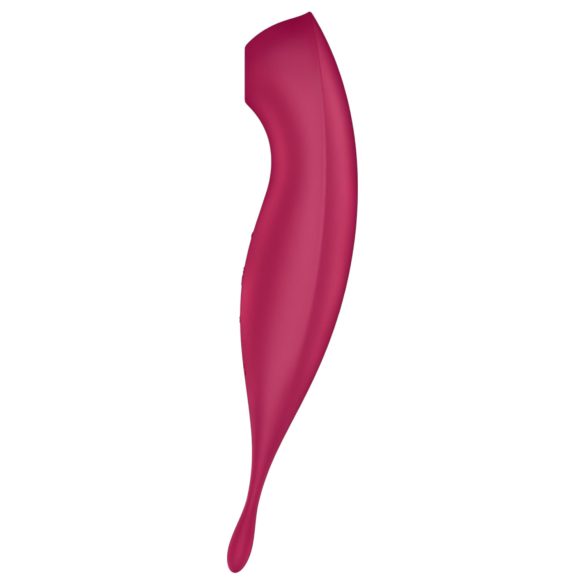 Satisfyer Twirling Pro - chytrý 2v1 klitorální vibrátor - červený