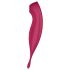 Satisfyer Twirling Pro - chytrý 2v1 vibrátor na klitoris (červený)