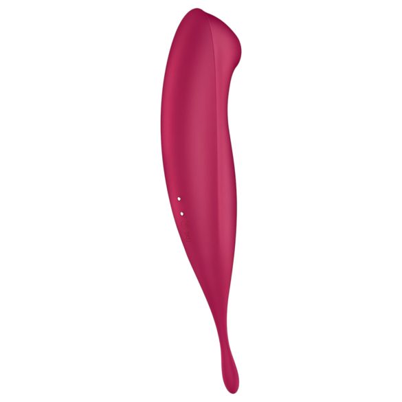 Satisfyer Twirling Pro - chytrý 2v1 klitorální vibrátor - červený