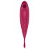 Satisfyer Twirling Pro - chytrý 2v1 vibrátor na klitoris (červený)