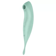   Satisfyer Twirling Pro - chytrý 2v1 vibrátor na klitoris - mátová