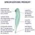 Satisfyer Twirling Pro – chytrý 2v1 klitorální vibrátor (máta)