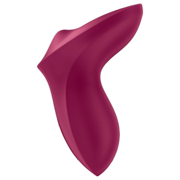 Satisfyer Exciterrr - rotační vibrátor na klitoris s perlami - červený
