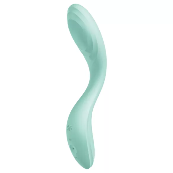 Satisfyer Rrrolling - vibrátor na G-bod s pohyblivou kuličkou - mentolová