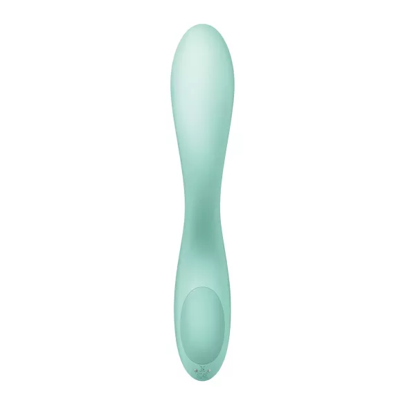 Satisfyer Rrrolling - vibrátor na G-bod s pohyblivou kuličkou - mentolová