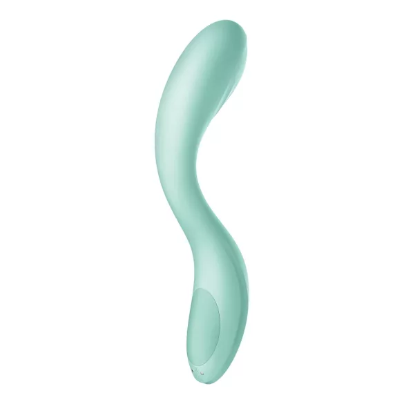 Satisfyer Rrrolling - vibrátor na G-bod s pohyblivou kuličkou - mentolová