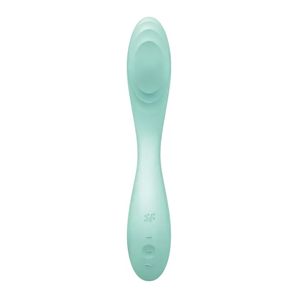 Satisfyer Rrrolling - vibrátor na G-bod s pohyblivou kuličkou - mentolová