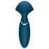 Satisfyer Mini Wand-er - vodotěsný masážní vibrátor (modrý)