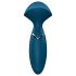 Satisfyer Mini Wand-er - vodotěsný masážní vibrátor (modrý)