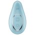 Satisfyer Dipping Delight - akumulátorový klitorální vibrátor (modrý)