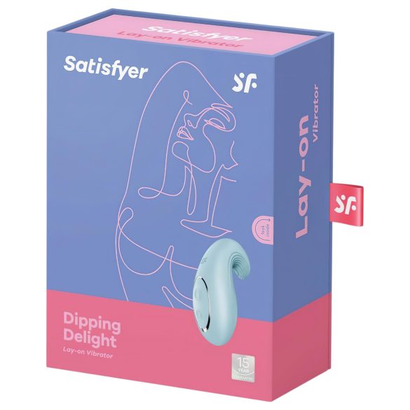 Satisfyer - vibrátor na klitoris - dobíjecí - modrý