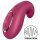Satisfyer Dipping Delight - akumulátorový klitorální vibrátor (červený)
