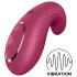Satisfyer Dipping Delight - vibrační stimulátor klitorisu - akumulátor - červený