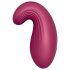 Satisfyer Dipping Delight - akumulátorový klitorální vibrátor (červený)
