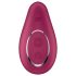 Satisfyer Dipping Delight - akumulátorový klitorální vibrátor (červený)