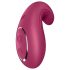 Satisfyer Dipping Delight - akumulátorový klitorální vibrátor (červený)