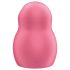 Satisfyer Pro To Go 1 - akumulátorový, tlakový stimulátor klitorisu (červený)