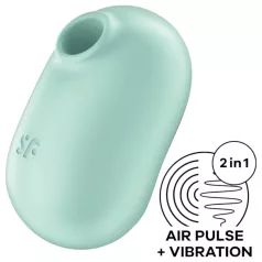   Satisfyer Pro To Go 2 - nabíjecí stimulátor klitorisu s vlnami vzduchu - mátový