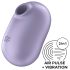 Satisfyer Pro To Go 2 - akumulátorový stimulátor klitorisu s tlakovými vlnami (fialová)