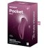 Satisfyer Pocket Pro - akumulátorový stimulátor klitorisu (fialový)