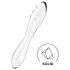 Satisfyer Dazzling Crystal 1 - oboustranné skleněné dildo (průhledné)