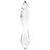 Satisfyer Dazzling Crystal 1 - oboustranné skleněné dildo (průhledné)