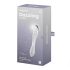 Satisfyer Dazzling Crystal 1 - oboustranné skleněné dildo (průhledné)