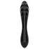 Satisfyer Dazzling Crystal 1 - skleněné dildo oboustranné - černé