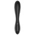Satisfyer Dazzling Crystal - skleněné dildo s dvěma konci (černé)