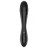 Satisfyer Dazzling Crystal 1 - skleněné dildo oboustranné - černé