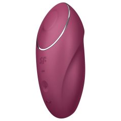   Satisfyer Tap & Climax 1 - 2v1 vibrátor a stimulátor klitorisu (červený)