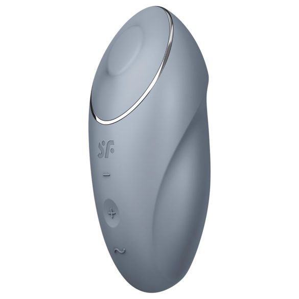 Satisfyer Tap & Climax 1 - 2v1 stimulátor klitorisu (šedý)
