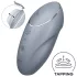 Satisfyer Tap & Climax 1 - 2v1 vibrátor na klitoris - šedý