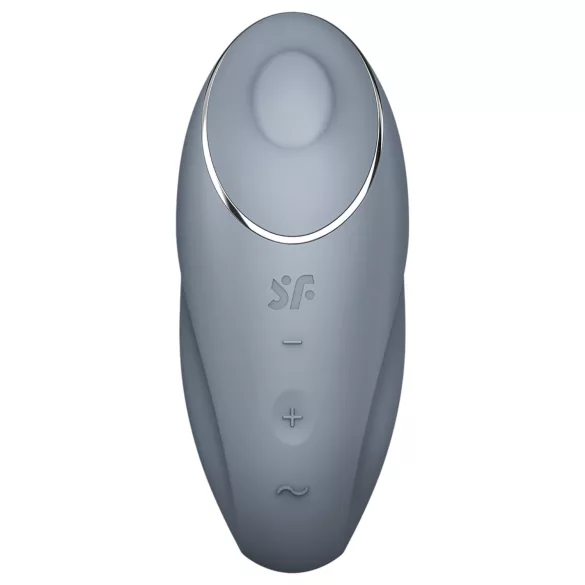 Satisfyer Tap & Climax 1 - 2v1 vibrátor na klitoris - šedý