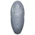 Satisfyer Tap & Climax 1 - 2v1 vibrátor na klitoris - šedý