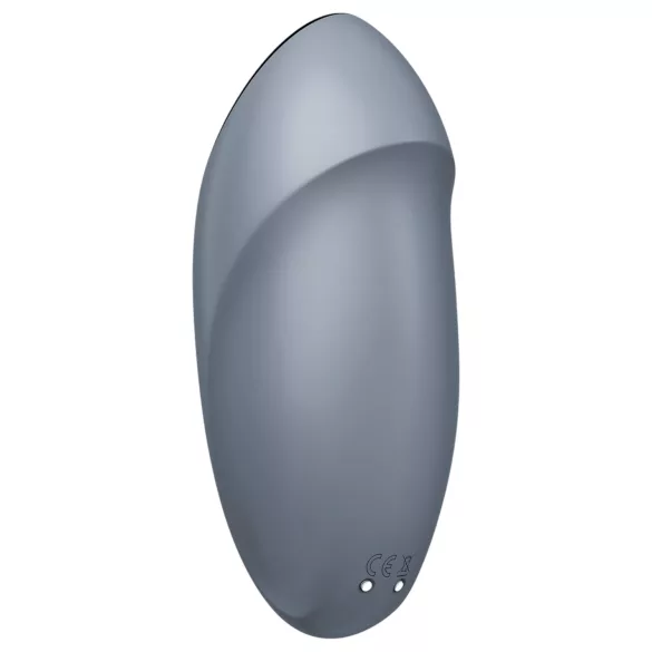 Satisfyer Tap & Climax 1 - 2v1 vibrátor na klitoris - šedý