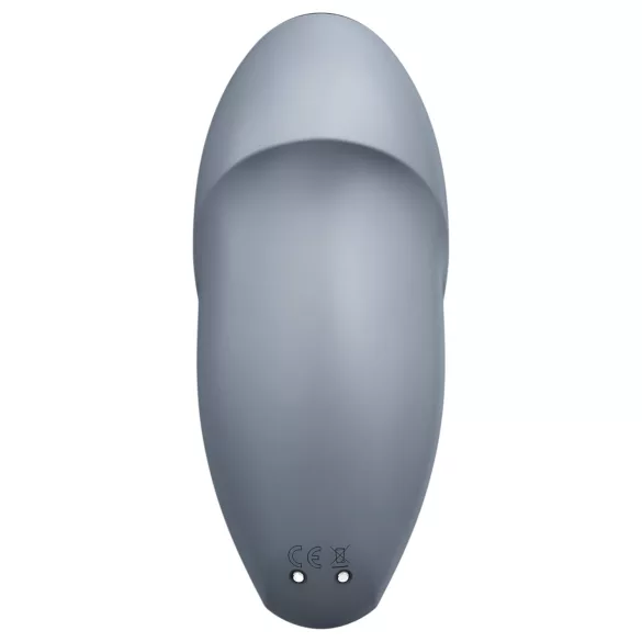 Satisfyer Tap & Climax 1 - 2v1 vibrátor na klitoris - šedý