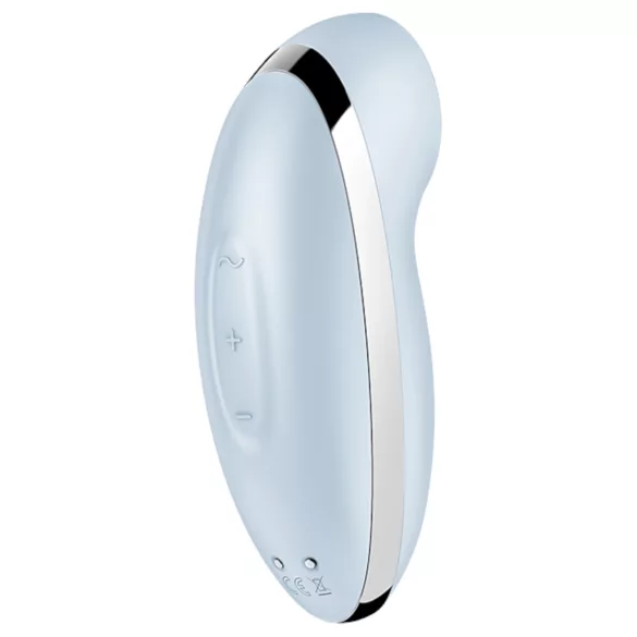 Satisfyer Tap & Climax 2 - vibrátor a stimulátor klitorisu 2v1 - modrý