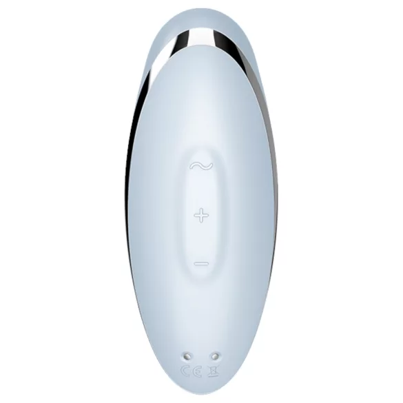 Satisfyer Tap & Climax 2 - vibrátor a stimulátor klitorisu 2v1 - modrý
