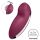 Satisfyer Tap & Climax 2 - 2v1 dráždidlo a vibrátor (červený)