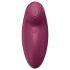 Satisfyer Tap & Climax 2 - 2v1 dráždidlo a vibrátor (červený)