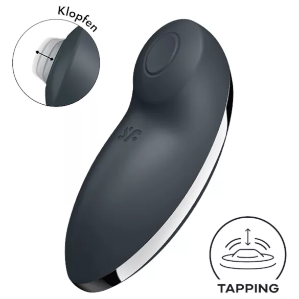 Satisfyer - vibrátor na klitoris 2v1 - šedý