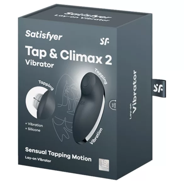 Satisfyer - vibrátor na klitoris 2v1 - šedý
