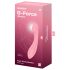 Satisfyer G-Force - nabíjecí, vodotěsný vibrátor na bod G (růžový)