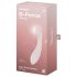 Satisfyer G-Force - dobíjecí, vodotěsný G-bod vibrátor (béžový)